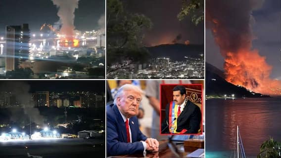 Venezuela Bombing: नववर्षाच्या तिसऱ्याच दिवशी आणखी एक युद्ध पेटलं, अमेरिकेनं चार शहरांमध्ये मिसाईलींचा पाऊस पाडला, लष्करी तळांवर, विमानतळांवर बाॅम्ब वर्षाव