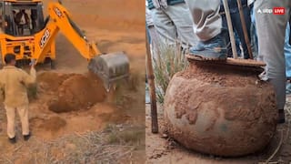राजस्थान में 15 फीट नीचे मिला रहस्यमयी खजाना, बड़ी देग देखकर गांव में मचा हड़कंप