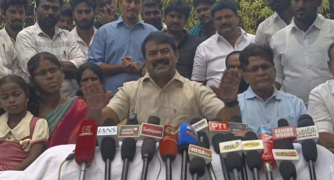 Madurai ; விஜய் ஆட்சியில் பங்கு அறிவிப்பு: சீமான் வரவேற்பு.. 2026 தேர்தல் குறித்தும் பரபரப்பு பேச்சு!