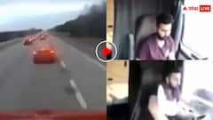 हाईवे पर मौत का लाइव वीडियो, फोन में उलझा ट्रक ड्राइवर बना काल- कार को उड़ाया, वीडियो वायरल