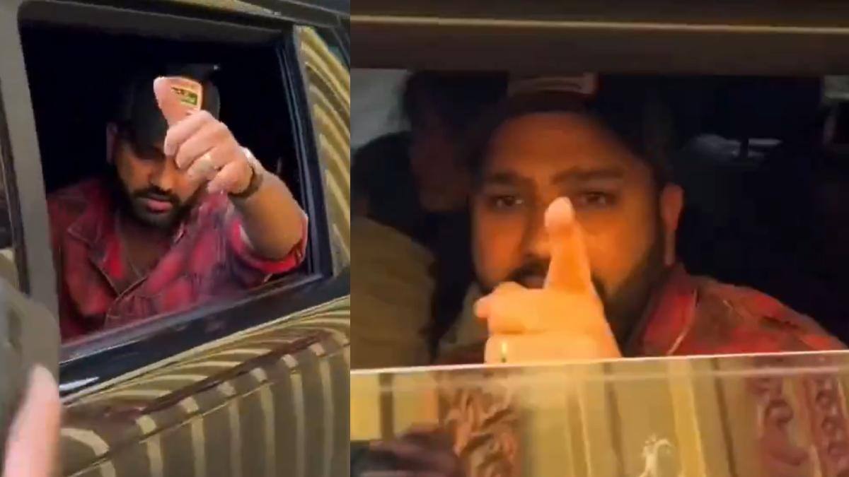 Watch: सेल्फी के लिए फैन ने की बदसलूकी, रोहित शर्मा को आया गुस्सा; उंगली दिखाकर लगाई डांट!