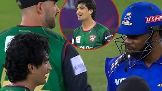 பொல்லார்ட்டை வம்பிழுத்த பாகிஸ்தான் வீரர்.. காரசாரமாக நடந்த வாக்குவாதம்.. வைரல் வீடியோ