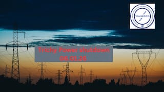 Trichy Power Cut: திருச்சியில் நாளை(06-01-26) மின் தடை செய்யப்படும் இடங்கள்! முழு விவரம் இதோ