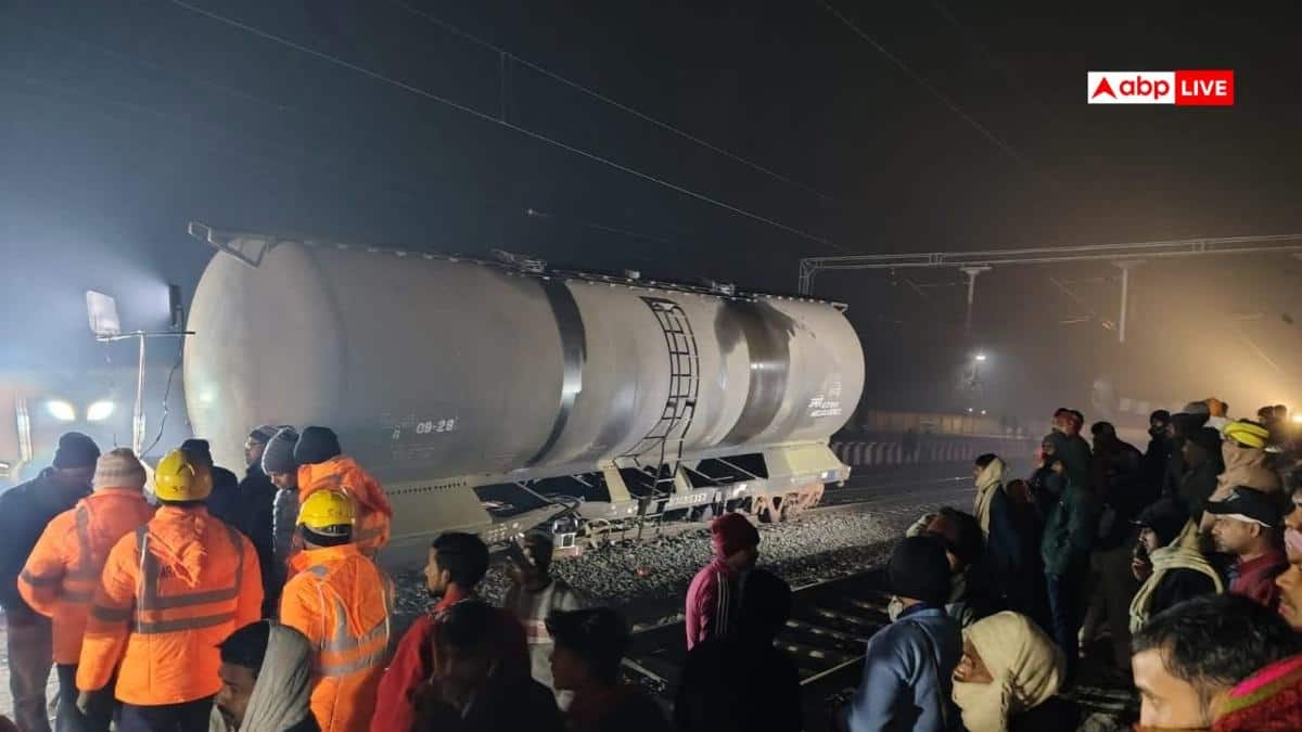 Goods Train Derailed: एक बार फिर पटरी से उतरी मालगाड़ी, पहिये में तकनीकी खराबी के चलते हुए हादसा