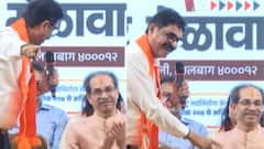 बाळासाहेब हृदय, उद्धव अन् राज ठाकरे...; बाळा नांदगांवकरांनी लालबाग गाजवलं, ठाकरेंकडूनही टाळ्या, VIDEO