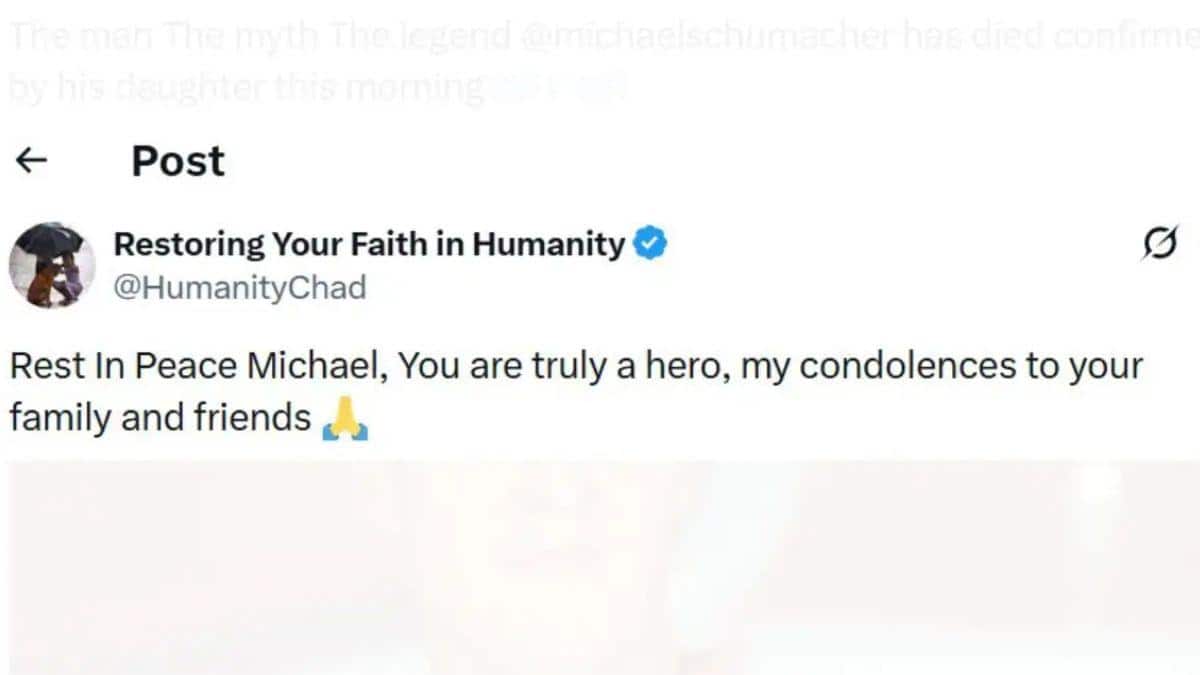 Author Michael Schumacher Dies, Internet Accidentally Mourns F1 Legend