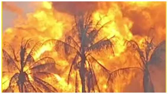 Konaseema ONGC Gas Blowout : ఇరుసుమండలో తగ్గుముఖం పట్టిన నిప్పుల సెగ; ఊపిరి పీల్చుకుంటున్న కోనసీమ, రంగంలోకి ఢిల్లీ నిపుణులు