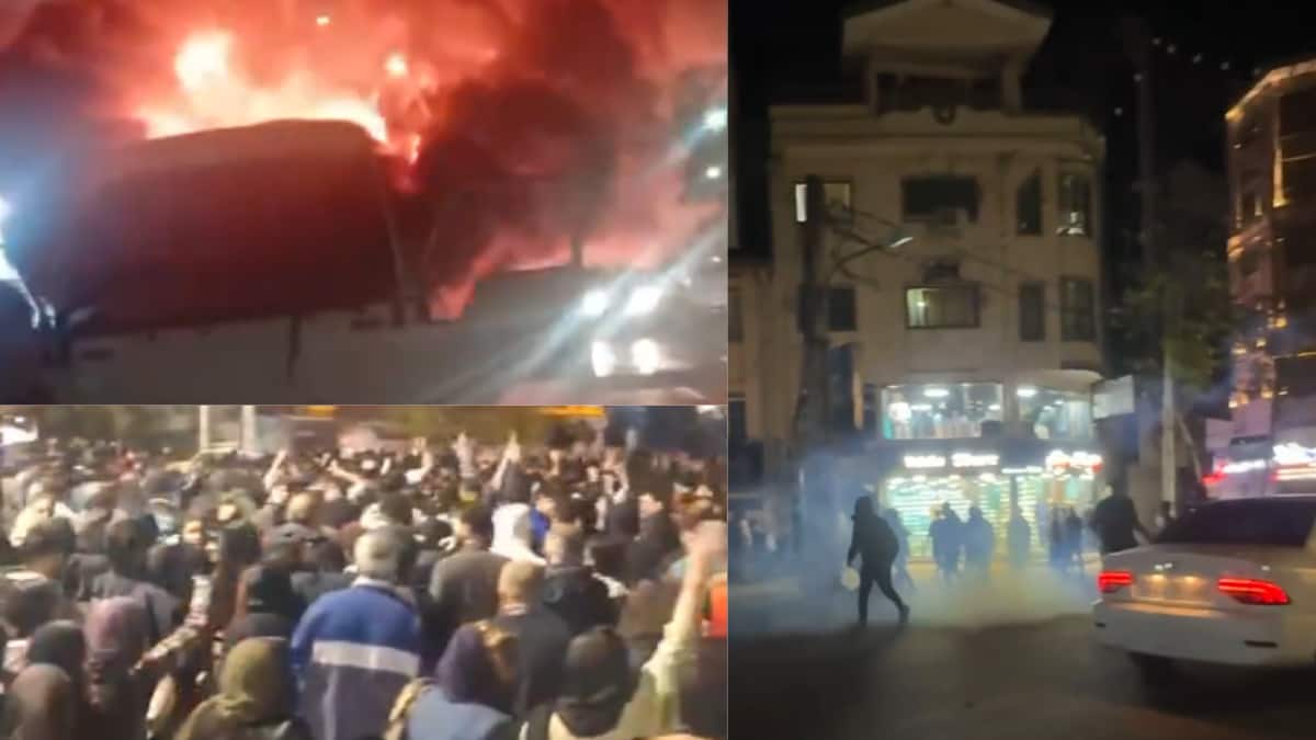 Iran On Edge As Tehran Bazaar Sees Violent Clashes, Death Toll Hits 36, Cop Shot Dead