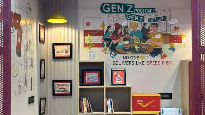 Digital Touchpoints And QR Services: This post office isn't just about comfort and aesthetics, it integrates modern technology seamlessly. QR code-enabled parcel booking and digital payment systems reduce waiting time and streamline service delivery. These touchpoints allow students to handle postal tasks efficiently, bridging the gap between conventional methods and digital convenience. The innovative setup ensures that the post office remains relevant for a generation accustomed to instant access and smartphone integration. (Image Source: Twitter/@sanghaviharsh)