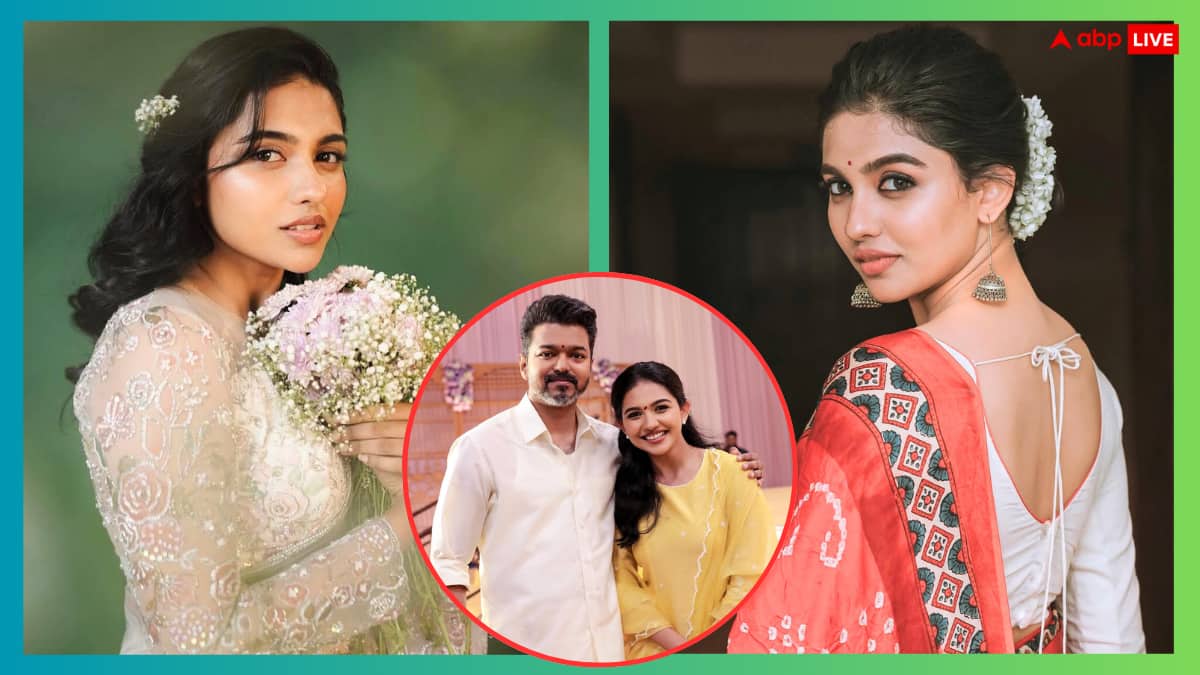 ममिता बैजू की 10 खूबसूरत तस्वीरें, देसी लुक में बला की हसीन दिखती हैं थलापति विजय की गोद ली हुई 'बेटी'