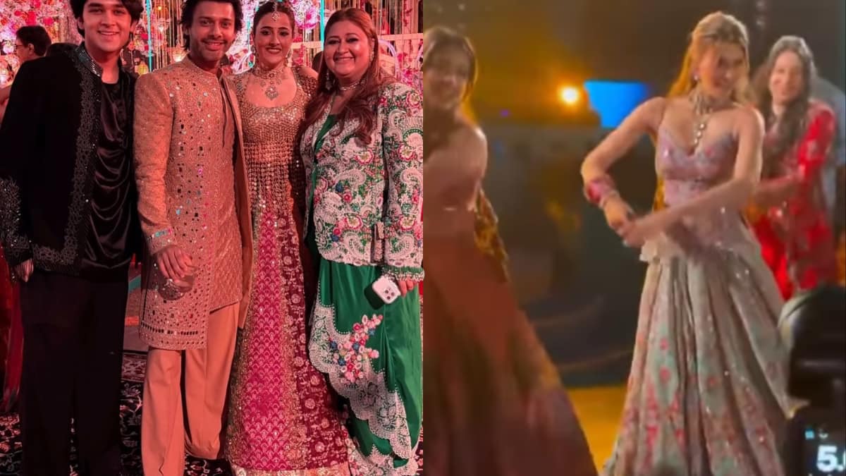 From Dhol Beats To Bhojpuri Hits: Kriti Sanon’s Dance Brings Unmatched Energy To Nupur–Stebin’s Sangeet