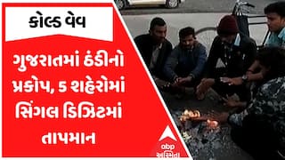 Gujarat Winter : ગુજરાતમાં ઠંડીનો પ્રકોપ, 5 શહેરોમાં સિંગલ ડિઝિટમાં તાપમાન, જુઓ અહેવાલ
