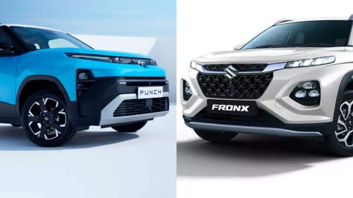 New Tata Punch Facelift Vs Maruti Fronx Turbo Petrol 
