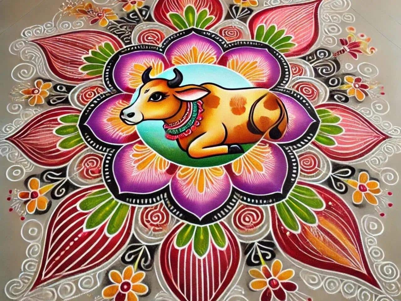 Mattu Pongal Kolam: மாட்டுப் பொங்கலுக்கு என்ன கோலம் போடலாம்..? இந்த டிசைன் ட்ரை பண்ணுங்க