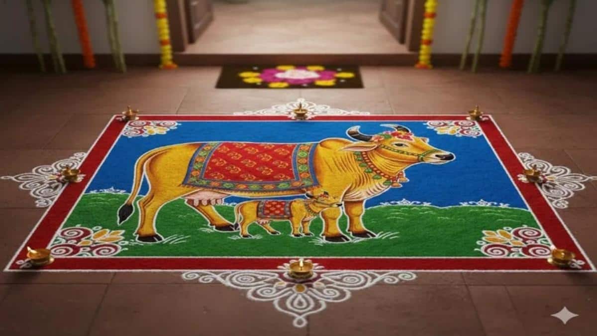 Mattu Pongal Kolam: மாட்டுப் பொங்கலுக்கு என்ன கோலம் போடலாம்..? இந்த டிசைன் ட்ரை பண்ணுங்க