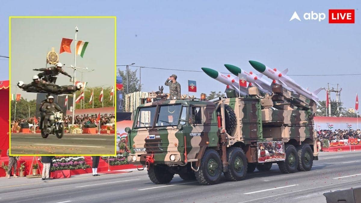 जयपुर में आर्मी परेड का आयोजन, हेलिकॉप्टर चेतक ने फहराया राष्ट्रीय और सेना ध्वज, आसमान में नजर आई भारत की ताकत