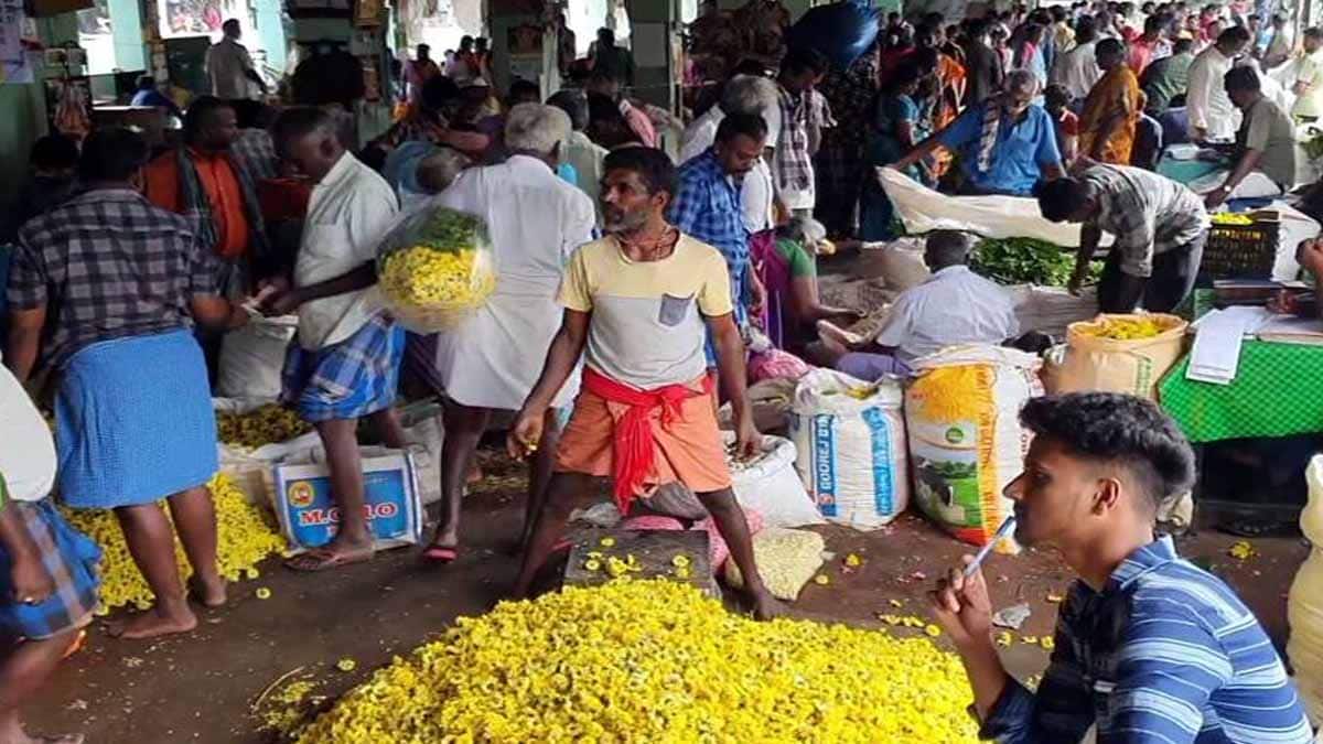 pongal 2026 : பொங்கல் களைகட்டிய திண்டுக்கல்: பூக்களின் விலை விண்ணை தொட்டது!