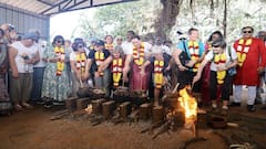 மாட்டு வண்டியில் பயணம்... பொங்கல் வைத்து கொண்டாட்டம்: வெளிநாட்டு சுற்றுலாப்பயணிகள் ஹேப்பியோ ஹேப்பி