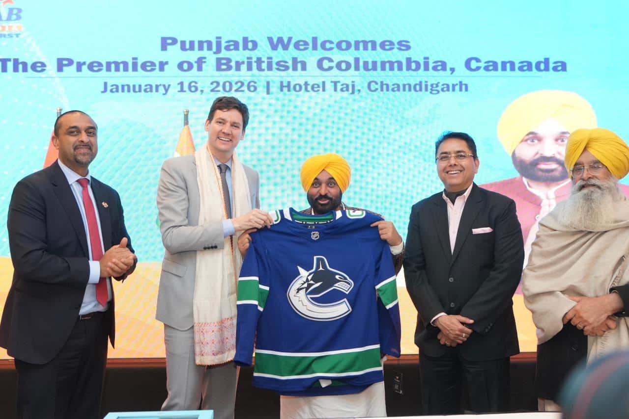 Punjab CM Bhagwant Mann Pushes For Stronger Trade, Investment Ties With British Columbia