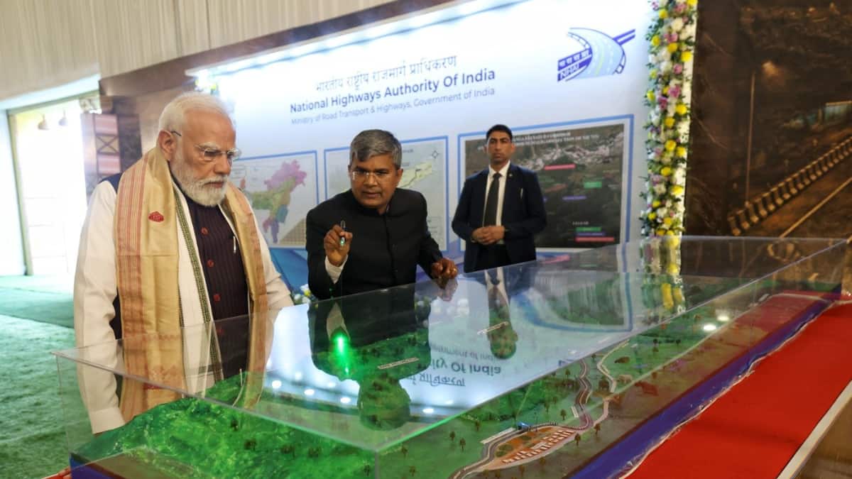 PM Modi Lays Foundation For Rs 6,957-Crore Kaziranga Elevated Corridor, Flags Off 2 Amrit Bharat Trains