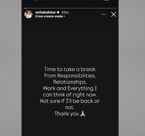 Is Neha Kakkar Getting Divorced? Deleted Instagram Story Triggers Online Speculation