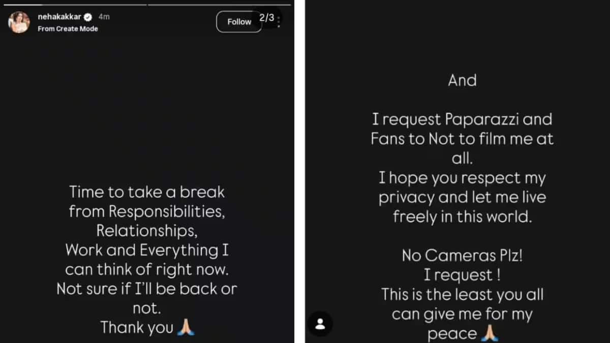 नेहा कक्करने बॉलीवूडला रामराम ठोकला? करिअर-नात्यांपासून दूर जाण्याचा निर्णय, पोस्ट चर्चेत