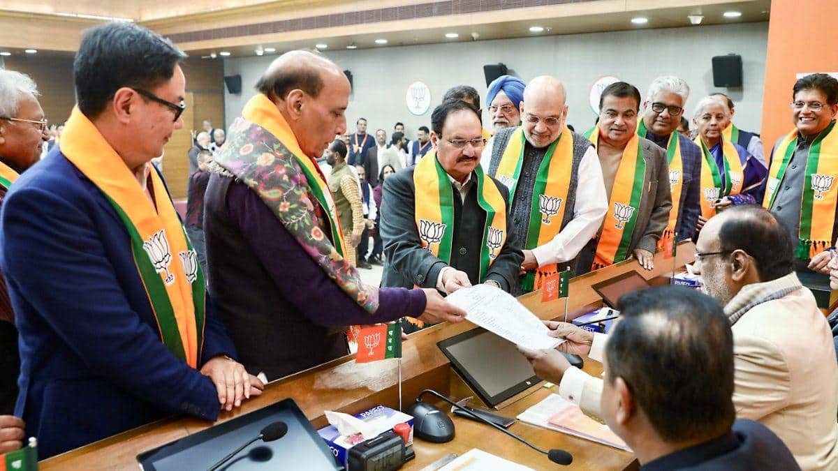 37 Nominations Filed For Nitin Nabin As BJP President, PM Modi Among Proposers