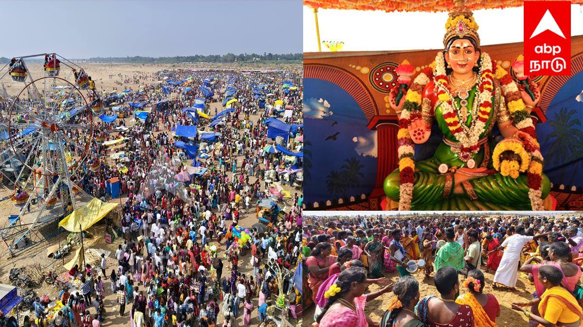 ஆற்றில் சங்கமித்த தெய்வங்கள்; கும்மியடித்த பெண்கள்! - விழுப்புரம் மாவட்டத்தையே குலுங்க வைத்த ஆற்றுத் திருவிழா!