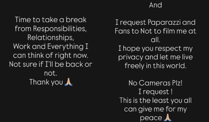 Neha Kakkar’s Deleted Post Hint At Break From Work, Relationships And Public Life: 'Let Me Live Freely