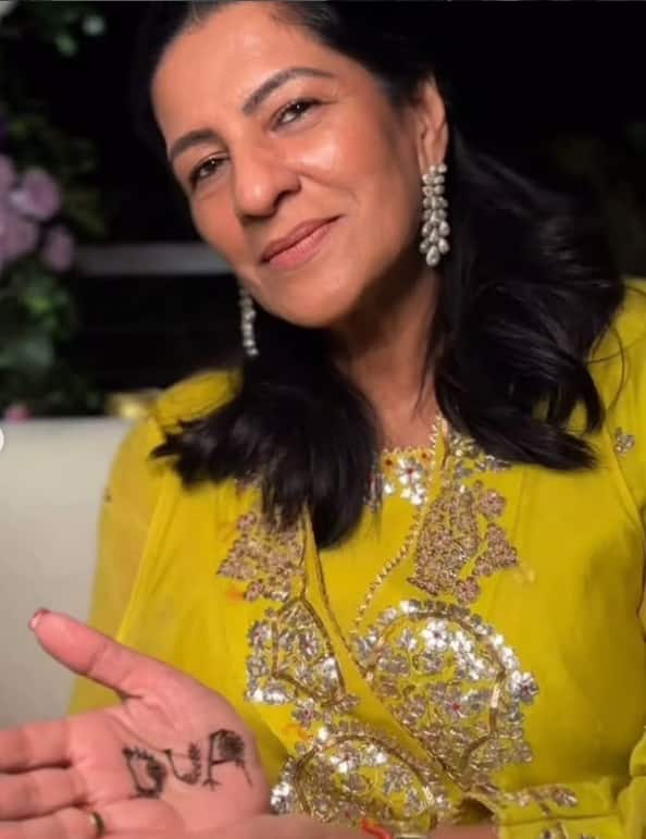 Ranveer Singh's mother got granddaughter Dua's name written on her hand, flaunted mehendi