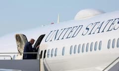 Donald Trump Reaches Switzerland For Davos Summit Amid Tensions With EU