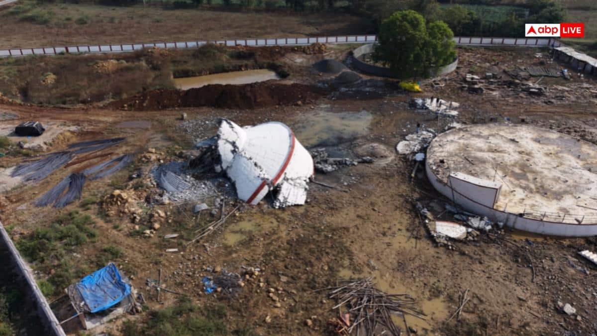 सूरत: पानी में गई जनता के टैक्स की रकम, टेस्टिंग में ही धड़ाम हुई 21 करोड़ की टंकी, बनने के बाद ही छूटने लगी थी पपड़ी