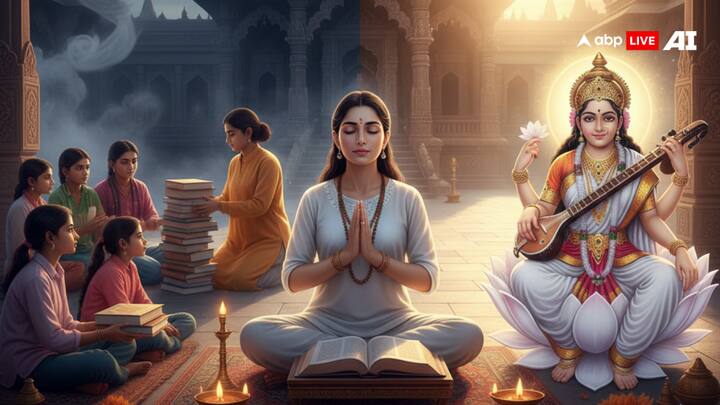 मूलांक 4 के जातकों पर राहु का प्रभाव होता है, जिसके कारण उन्हें कन्फ्यूजन और ओवरथिंक की समस्या रहती है. इससे बचने के लिए सरस्वती पूजा वाले दिन सरस्वती वंदना करने के साथ किताबों का दान करें.