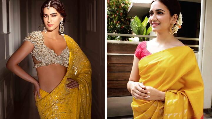 The festival of Vasant Panchami is considered a symbol of the arrival of spring season, worship of Goddess Saraswati, the goddess of knowledge, and new beginnings. Yellow color has great significance on this day because it indicates energy, happiness and prosperity. In such a situation, many famous Bollywood actresses show their beauty and positive energy in yellow clothes on Vasant Panchami. So let's see the spring looks of these actresses which are shining like mustard flowers.