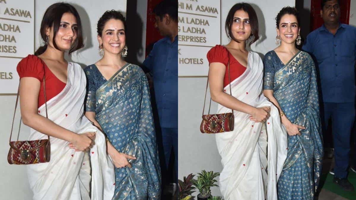 सालों बाद साथ दिखी 'दंगल' की 'गीता- बबीता', साड़ी में ढाया कहर