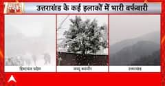 Weather Alert: Heavy Snowfall in Indian Hill Stations, Jammu & Kashmir, Himachal Pradesh, Uttarakhand Witness Winter Wonderland
