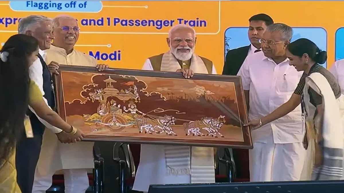 அம்ரித் பாரத் ரயில் சேவை: திருவனந்தபுரம்-தாம்பரம் இடையே புதிய ரயில் சேவை! பிரதமர் மோடி தொடங்கி வைத்தார்!