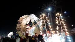 সরস্বতী পুজোর বিসর্জন ঘিরে রণক্ষেত্র কৃষ্ণনগর, ইটবৃষ্টি, লাঠিচার্জ