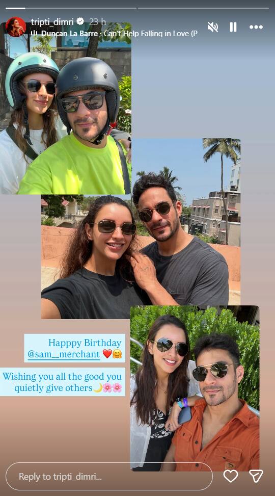 Trupti Dimri celebrated rumored boyfriend Sam's birthday with friends, the actress looked very happy in the pictures