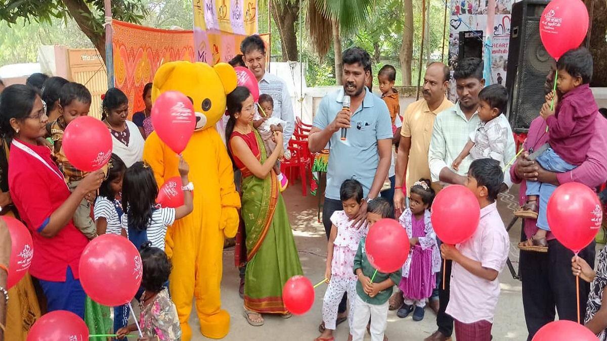 குழந்தைகளுக்கு ஏற்படும் இதய நோய் குறித்து டைனி ஹார்ட்ஸ் மருத்துவமனையில் விழிப்புணர்வு நிகழ்ச்சி