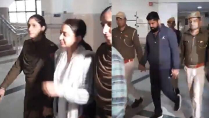 গত ২১ জানুয়ারি ‘লগন’ হয় প্রিয়া ও হনুমানের। ২২ জানুয়ারি ছিল অন্য আচার-অনুষ্ঠান। শেষে বিয়ে হয় ২৩ জানুয়ারি। তাদের মালাবদলের ছবিও সামনে এসেছে। দুশ্যন্তের পরিবারের দাবি, প্যারোল মঞ্জুর নিয়ে কিছু জানানো পর্যন্ত হয়নি তাদের।