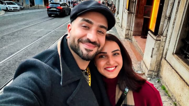 Jasmin Bhasin and Aly Goni's on-screen chemistry has translated into real-life camaraderie, making them a fan-favourite couple across social media. Recently, another wave of attention emerged after a home visit by popular TV actor Abhishek Kumar, sparking fresh speculation about a potential wedding in 2026. Fans eagerly await further developments, as the couple continues to charm audiences with their warmth and authenticity. (Image Source: Instagram/@alygoni)