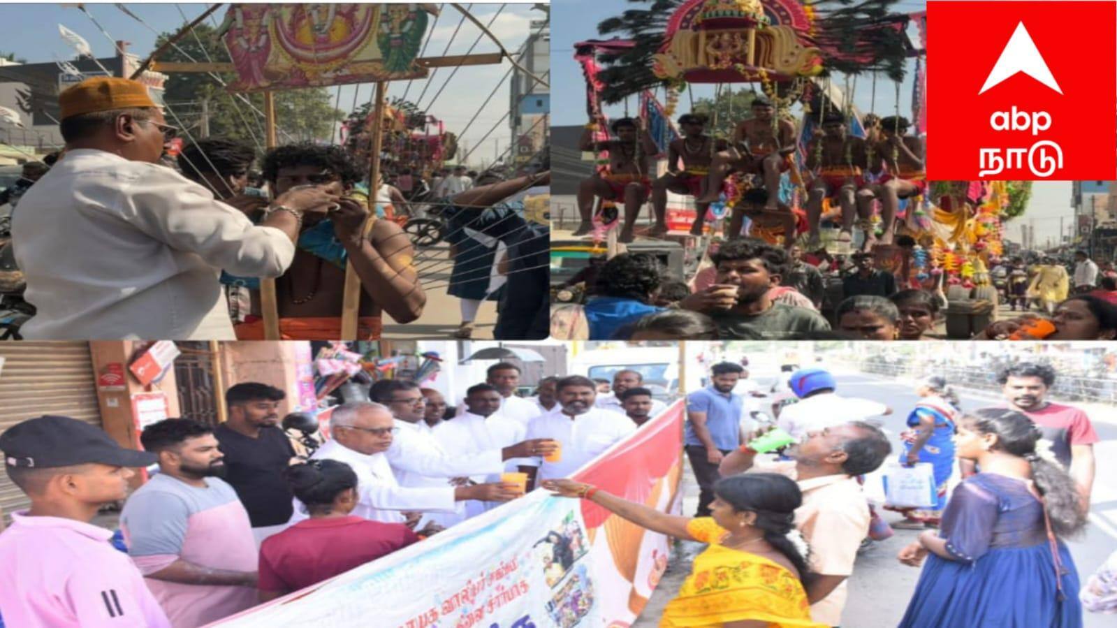 மதுரையில் தைப்பூசம்: மத நல்லிணக்கத்தை வலியுறுத்தி நீர் மோர் பந்தல்.. அனைவரையும் கவர்ந்த நெகிழ்ச்சி!