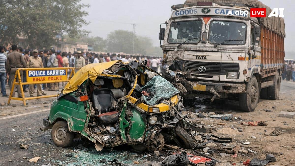 बिहार के बिहटा में दर्दनाक हादसा, ऑटो और ट्रक की भीषण टक्कर में 5 लोगों की मौत और तीन घायल