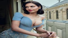 Esha Gupta PHOTO: ડીપનેક બોડીકોન ડ્રેસમાં ઈશા ગુપ્તાએ ફ્લોન્ટ કર્યું ક્લીવેજ