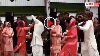 डांस के लिए जिद कर रही दुल्हन को दूल्हे ने घुमाकर फेंका! खुशियों में अचानक मची सनसनी, वीडियो वायरल