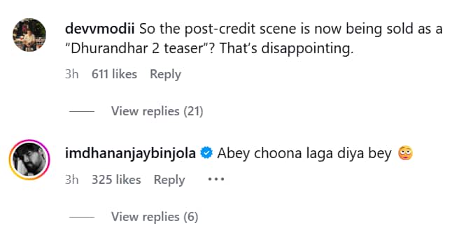 ये तो धोखा हो गया', 'धुरंधर 2' का टीजर देख गुस्से में फैंस, कहा- रणवीर सिंह ने गद्दारी कर दी