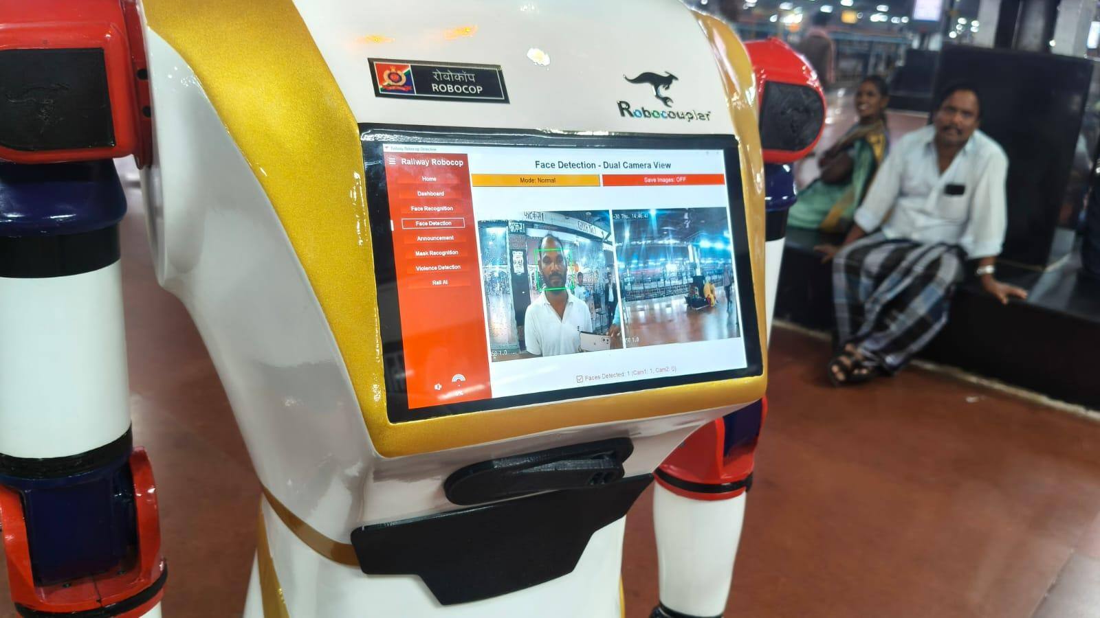 ASC Arjun On Duty: Rail Robocop Catches Two Thieves At Vizag Railway Station