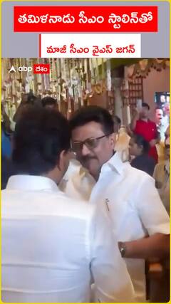 Former CM YS Jagan with Tamil Nadu CM Stalin