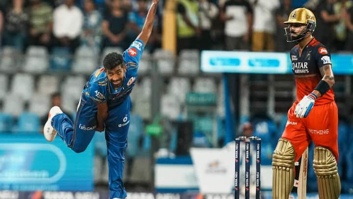 Kohli's next highest score vs MI came in the latest IPL season, where he struck 67 off just 42 deliveries, helping RCB achieve a match-winning 222-run target.